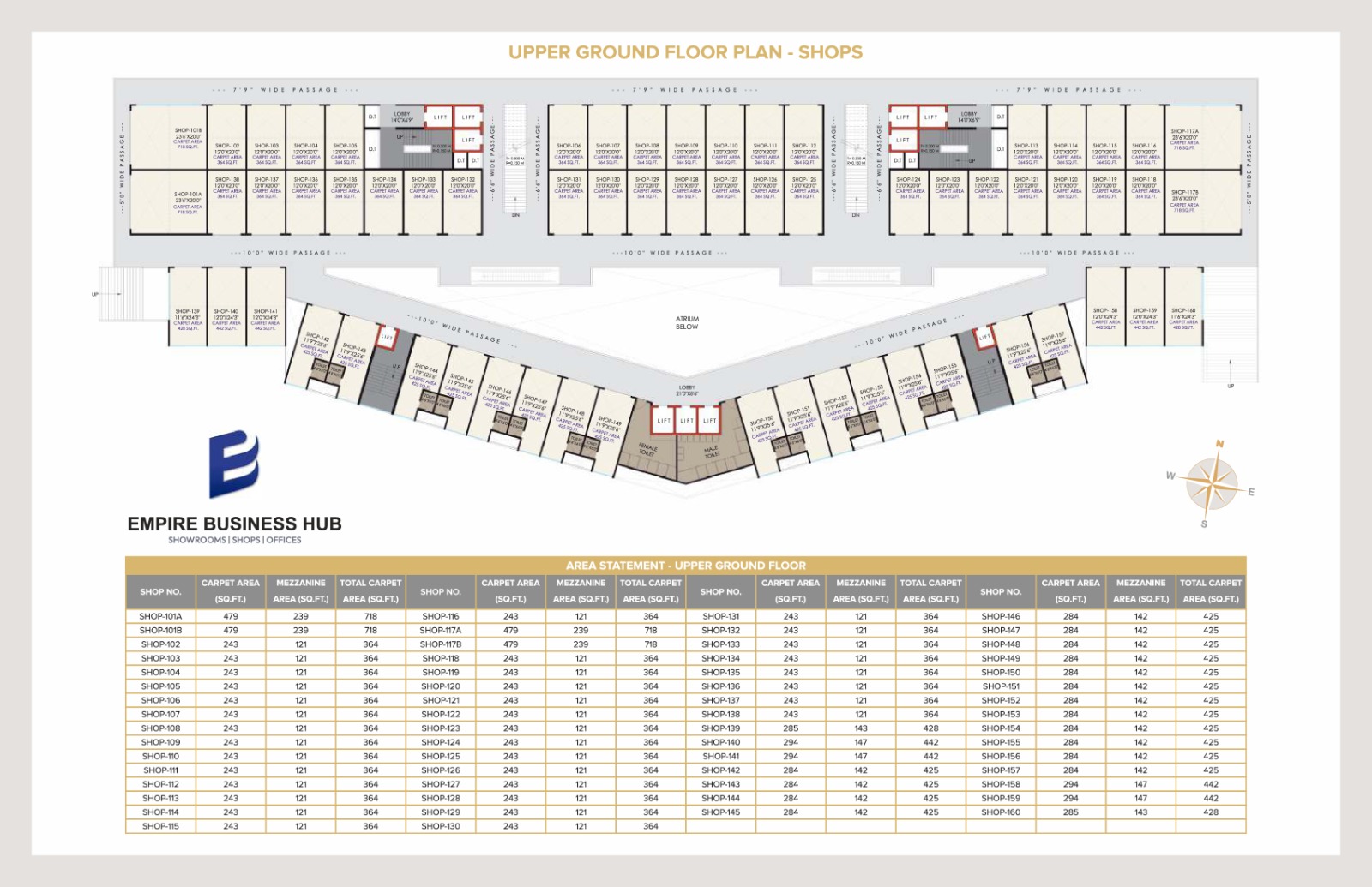 4.5 BHK Floor Plan - Artistic Representation